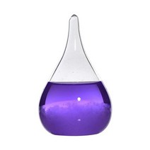 스톰 글라스 일기 예보 집들이선물 transparent droplet storm glass water drop weather storm 예측자 모니터 병 기압계 드롭 배송, 협력사, 에이2