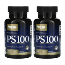 (배송비무료) 1+1 자로우 포뮬러스 PS 100 포스파티딜세린 Phosphatidyl serine 100mg 60캡슐 글루텐프리