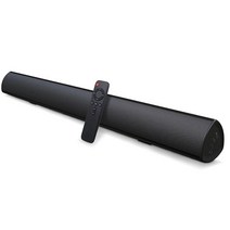 사운드바벽걸이 크리에이티브스피커 5.1채널 100w hifi 스피커 사운드 바 무선 블루투스 스피커 2.0 홈 시어터 딥베이스 효과원격pc tv 용 3d 서라운드 사운드 바, 검은색