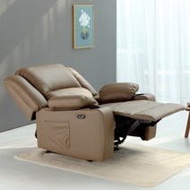 썬퍼니처 가구 1인용 전동 리클라이너 소파 7104 7108 5124 1668 가죽 USB 독립스프링 컵홀더 제로월 방문설치, 7108 버튼식 에어레더 베이지(4월중순 입고)