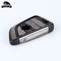 자동차 키케이스 BMW ABS 도금 자동차 키 케이스 커버 M 성능 BMW X1 X3 X5 X6 2 7 F15 E53 E70 Fob Shell, 01 Black