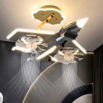 실링팬 미니실링팬 씰링팬비행기 거실 장식 살롱 LED 조명 샹들리에 램프, 01 grey_01 71-80W_03 85-265V