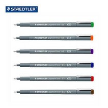 스테들러 피그먼트 라이너펜 블랙0.1mm 낱자루