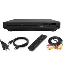홈 미니 DVD 플레이어 DVD 디스크 플레이어 TV 용 H DMI/AV 출력 케이블 포함 1080P USB 입력 드롭 배송, US_1