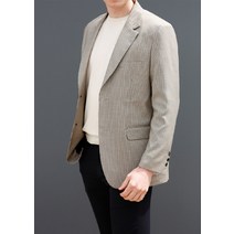 하운드투스 체크 블레이져 (Beige)