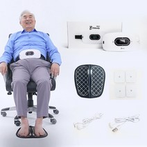 핏바디 저주파 마사지기_전기 맛사지 패드 전신 손목 팔 어깨 등 허리 무릎 다리 정강이 복부 전동 안마기, 단품