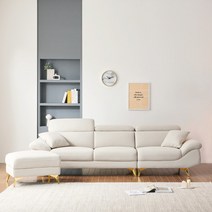 [보루네오] 엘리브 졸리 아쿠아 패브릭 4인용 소파 스툴세트 sk079, 핑크