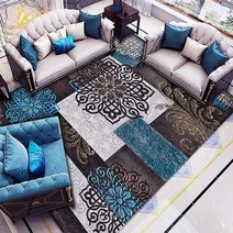중국 전통문양 클래식 카페트 독특한디자인 레트로 먼지안나는 부드러운 러그 꽃 나무 새 홈데코 거실 침실 식탁 부모님방 감성선물 사계절 특대형 숙박업 앤틱인테리어 선택16