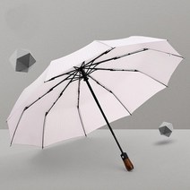 가연몰 자동 3단 경량 나무손잡이 미니 스트라이프 우산 3단우산