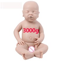 IVITA 100% 전신 실리콘 Reborn Baby Doll Unpainted 미완성 현실적인 인형 Lifelike Newborn DIY Blank Toys Kit, 11 46cm(18inch) Boy