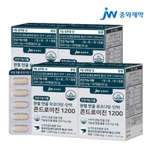 [JW중외제약] 관절 연골 뮤코다당 단백 콘드로이친 1200 4박스 (240캡슐), 상세 설명 참조, 상세 설명 참조