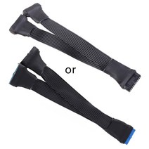 Motherboard Extension Cable Usb 3.0 19pin/20pin 4.7in Usb 3.0 19pin/20pin Female To Male Y Splitter
