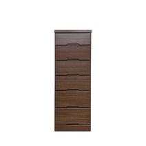 알파 타카바 틈새 수납 완성품 목제 수납 2.5 cm각 40 cm폭 6 단 서랍 슬림 랙 목제 가슴 브라운 일본제 국산 40 cm폭 6 단 클라인