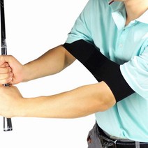 제이와이홀딩스 골프 스윙 연습 똑딱이 퍼팅 자세 팔고정 암밴드