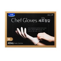크린랩 셰프장갑_M 40매입_1박스30개, 단품