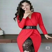 벨벳슬립 커버 원피스