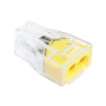 REDGOOSE 100PCS 푸시인 와이어 커넥터 20-12AWG 너트 스플라이스 터미널 - 2포트, 2P-100