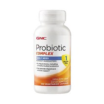 GNC 프로바이오틱 컴플렉스 데일리 니드 10억 CFU 베지테리안 캡슐, 100정, 1개