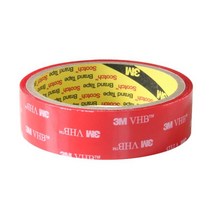 3M 4905 VHB 투명 양면테이프 25mm X 1.5미터 블랙박스테이프 강력테이프 초강력양면테이프 투명양면테이프 3MVHB, 1개