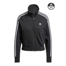 아디다스 여성용 Adicolor Knit Top Black 니트 크롭 트랙탑 태연저지 -IY7278