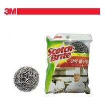 철판 냄비 찌든때제거 메탈 쇠수세미 5p 급식소 타일청소 메탈수세미 오래가는수세미