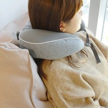 마켓프리지아 메모리폼 사무실목베개(수면안대 귀마개 포함) 지하철쪽잠 독서실 앉아서자기 목이편한 잠잘오는