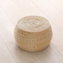 ETL 좌식 라탄 테이블 세트 티테이블 스툴 신혼부부 등나무 2인용 탁자 미니, 없음, 드럼:직경40높이22cm