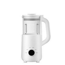 두유제조기 가정용 미니 두유기 두유메이커 JIQI 자동 과일 기계 600ML 두유 메이커 쥬서기 야채 추출기 식품 블렌더 죽 난방 필터 없음 220V착즙기, White 220V