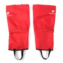 바지밑단 방수 스패츠 발토시 레드 등산각반 이물질방지 겨울산행준비물