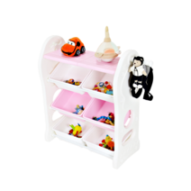 미루 야무진 장난감정리함 - 4단 골든, 미루 야무진 4단 골든 -핑크