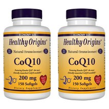 헬시오리진스 CoQ10 100mg 소프트젤 글루텐 프리 무설탕, 150정, 2개