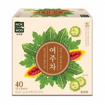 녹차원 간단한 여주차 40티백 명절 부모님 선물 탕비실 회사 손님접대 체중조절, 27개