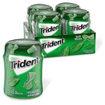 Trident 트라이던트 무설탕 스피어민트 50개입 4팩