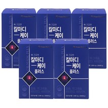 유유네이처 칼마디케이 플러스 3000mg x 30포 1개월분 칼슘 마그네슘 비타민D 비타민K 레몬맛, 5개