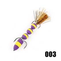 W.P.E 낚시 미끼 크기 L 여러 가지 빛깔의 부드러운 인공 미끼베이스 태클 Wobbl, 3PCS, 03 PMGC-L-003, 1개