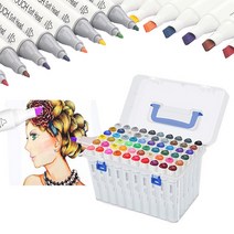 양면 유성마카펜 세트 60색상 팬시우드 사용 컬러 구성 데코레이션 DIY