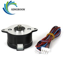 Kingroon 라운드 nema14 36 스테퍼 모터 압출기 voron 3d 프린터 용 1m 라인이있는 고온 모터 36byg1204-a-6qht, 없음