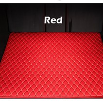 자동차 트렁크 매트 카고 라이너 인테리어 액세서리 커버 아우디 A4 B9 2017 에 적합, 03 Red