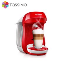 tassimo 독일 보쉬 타시모 캡슐커피머신 Tassimo Happy TAS100 시리즈 독일직배송, 레드화이트