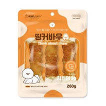 진돗개 시바견 신장해독 치킨껌 3p 20cm 분리불안 반려견간식 강쥐껌 애견껌 이갈이
