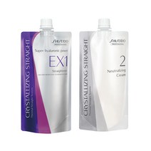 시세이도 크리스탈라이징 스트레이트 매직약 400ml(N H EX), EX1(곱슬모/저항성모), 크림타입