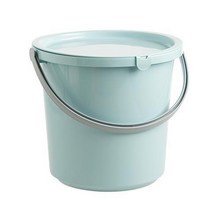 물통 덮개포함 손으로드는 플라스틱 빅사이즈 학생기숙사 통 가정용추가 통플라스틱 양동이세척 옷통, 뚜껑 블루ml