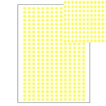 원형스티커 6매 노랑 다이어리꾸미기스티커 냉장고스티커 예쁜스티커 타원형스티커 모양스티커 동그라미스티커