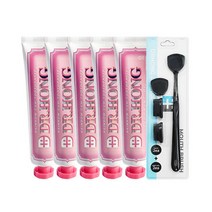 닥터홍 레인보우 잇몸치약 150g 5개 세트+브러쉬 1개 색상랜덤, 잇몸치약 5개세트(브러쉬 1개 랜덤증정)