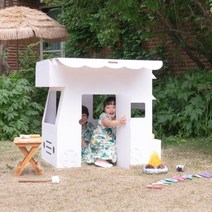 키즈바래 아이만의 종이 캠핑카 종이집 텐트 만들기, 단품