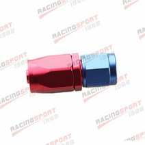 연료호스 연료고무호스 경유호스 차량 에어컨 부품 자동차 압축기 부품오링 -4an 6an 8an 10an 12an 16an 20an 스트레이트 스위블 피팅 엔드 어댑터, an4-빨강-파랑