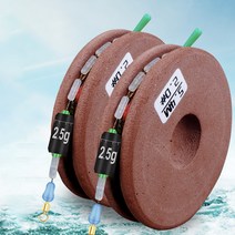 채비를 한번에 맞추는 낚시줄세트, 7.2m, 1호