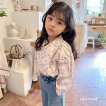 [더단프로젝트]가드닝 플라워 블라우스