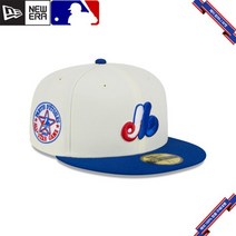 뉴에라 스냅백 MLB Montreal Expos Throwback White 59FIFTY Fitted 899539