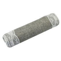 빈티지테이블러너 레이스 리넨 웨딩 장식 테이블 러너 빈티지 모방 주트 삼베 홈 크리스마스 생일 파티 커, 07 30x220cm-12x87inch, 03 Gray with Lace